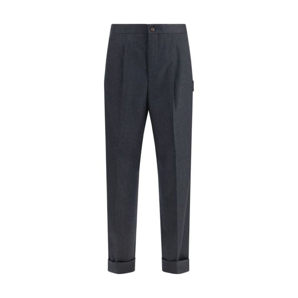 Umit Benan Gray Wool Oves Aries Dress Men's Pants